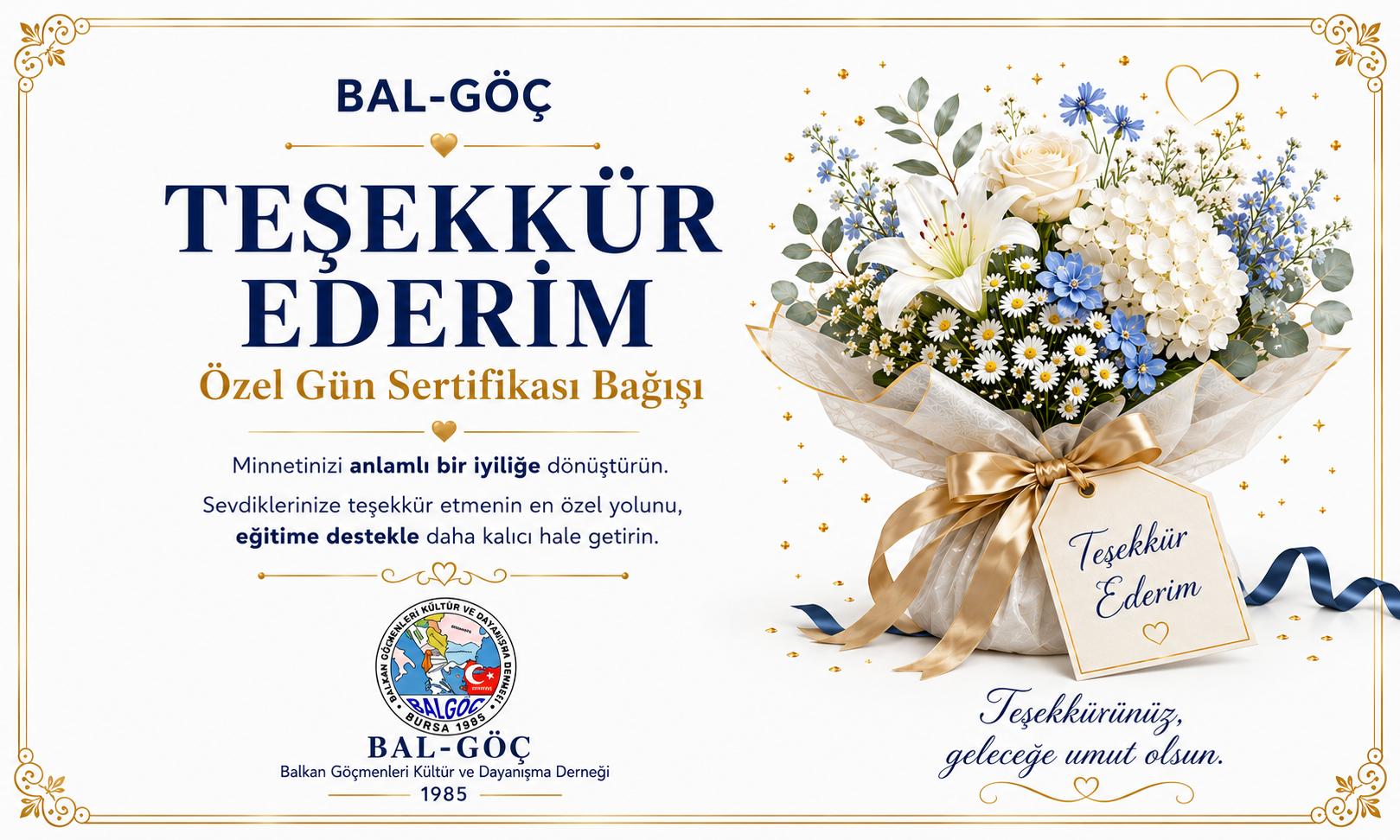 Teşekkür Ederim