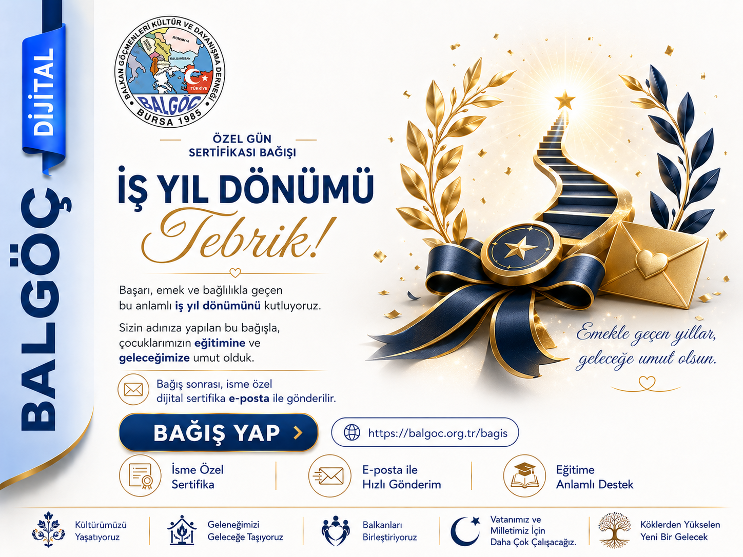 İş Yıl Dönümü Tebrik